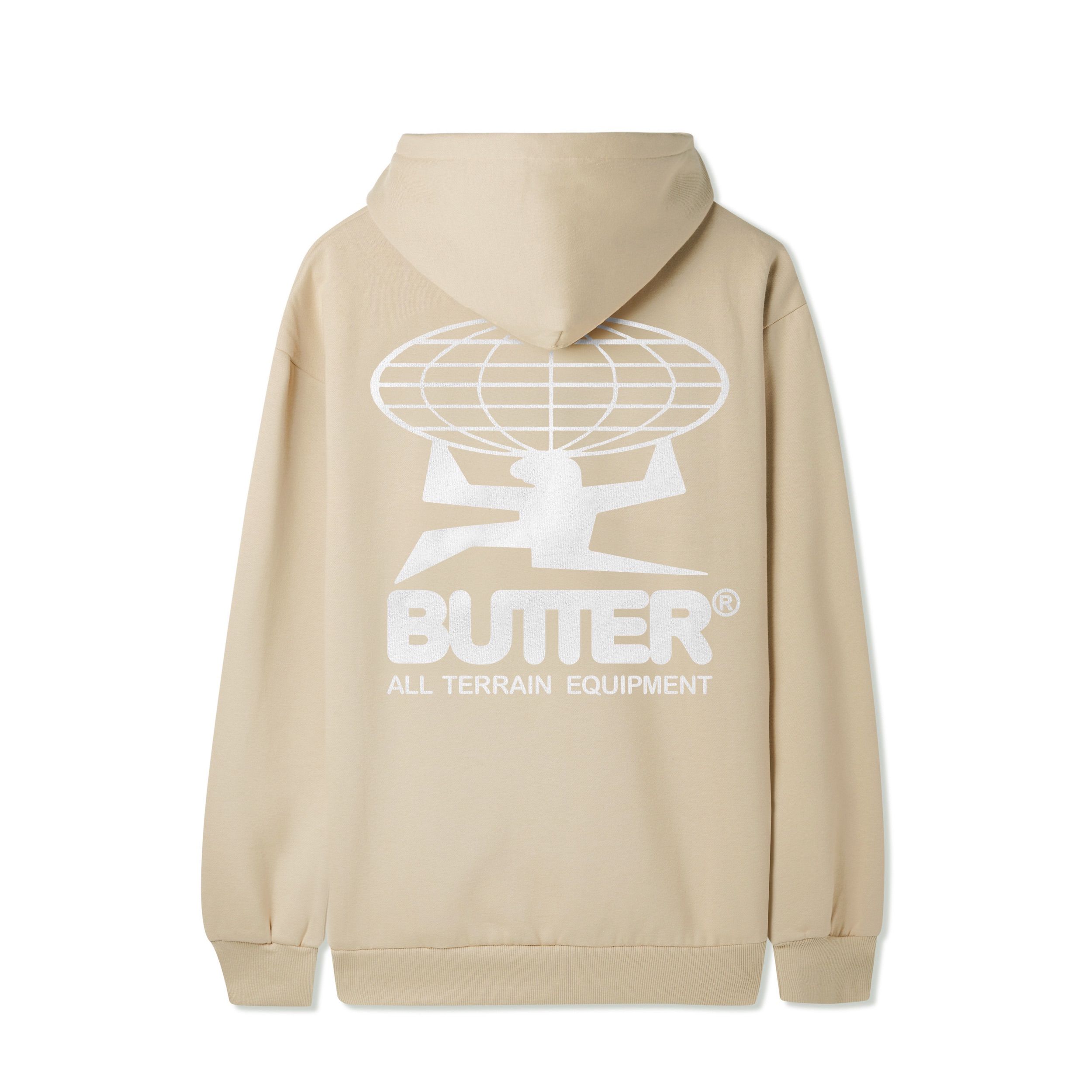 BUTTER - SUDADERA - All Terrain Pullover Hood, Washed Tan