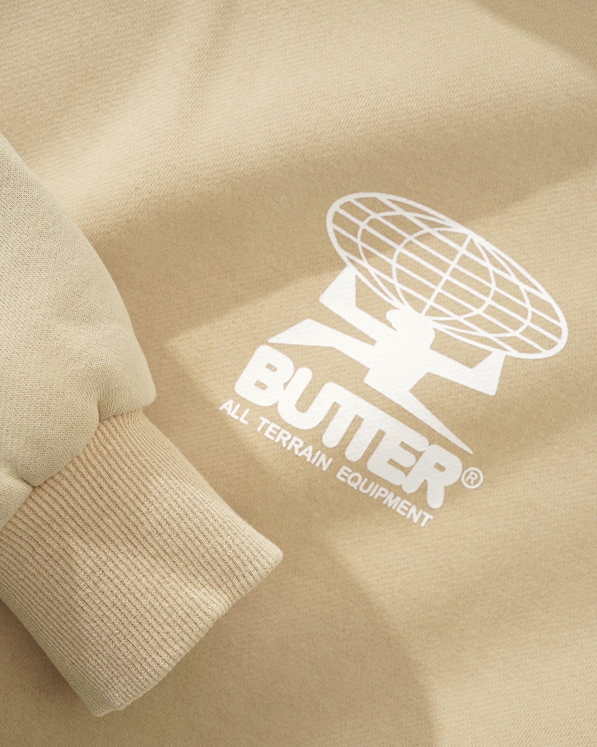 BUTTER - SUDADERA - All Terrain Pullover Hood, Washed Tan