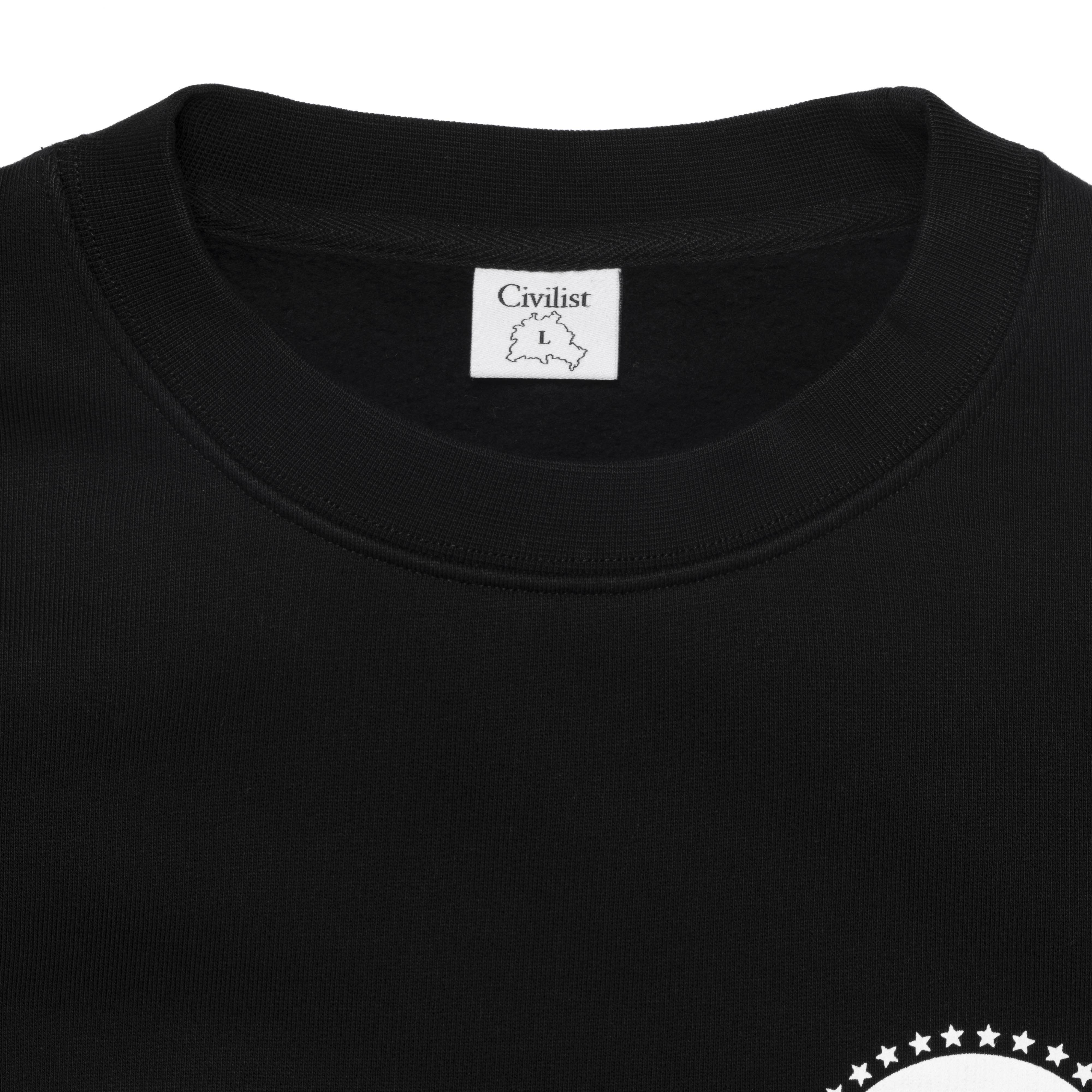 CIVILIST - CREWNECK - Fata Morgana - NEGRO