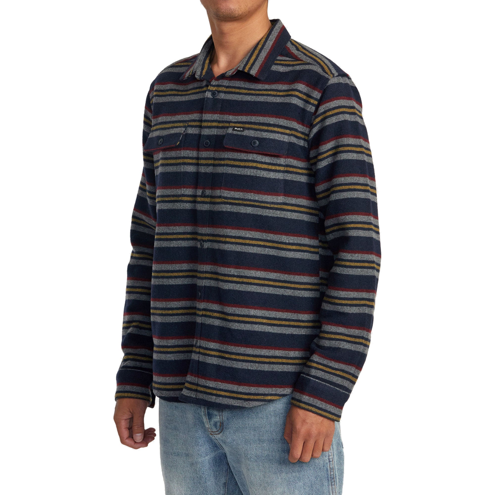 LAPLAZA-SKATE-SHOP-SHIRT-RVCA-BLANKET-MULTI