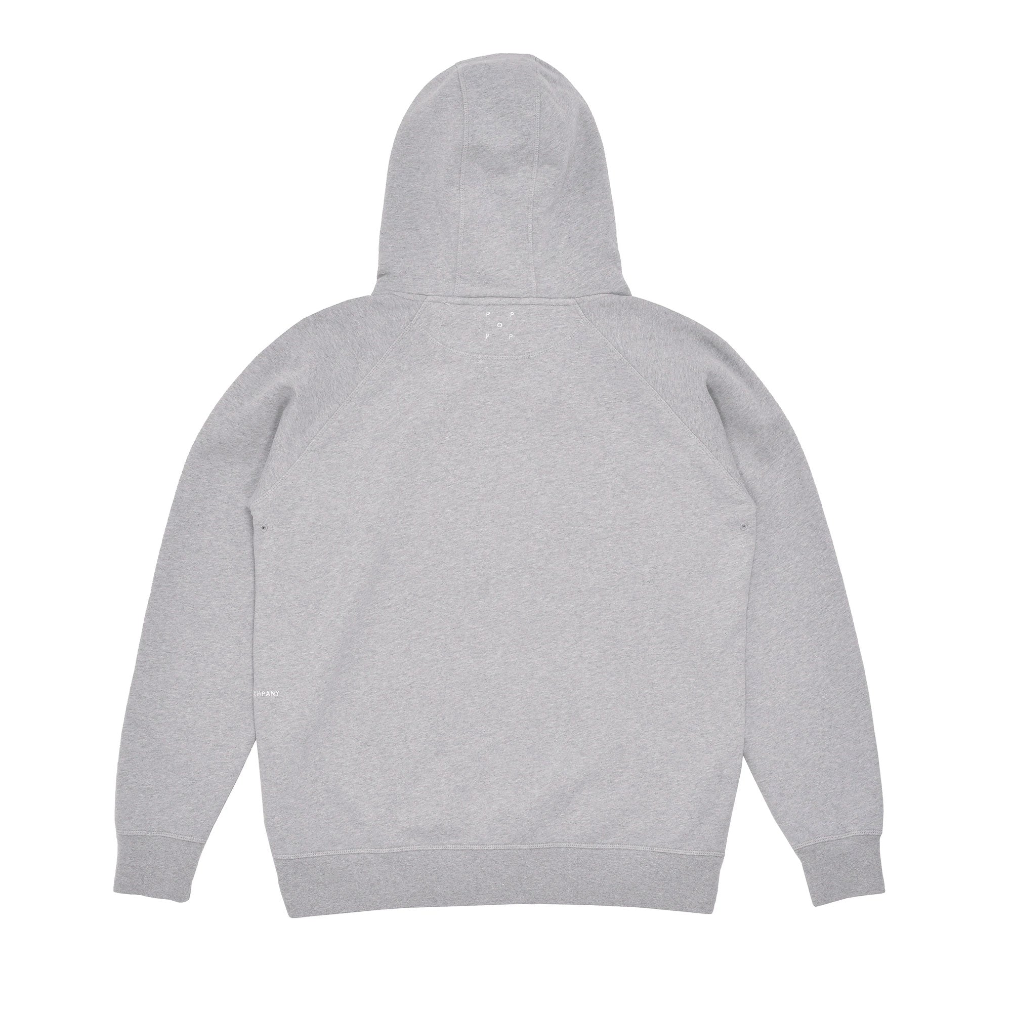 Pop Trading Company - Sudadera - College P Hooded Sweat Heather Grey