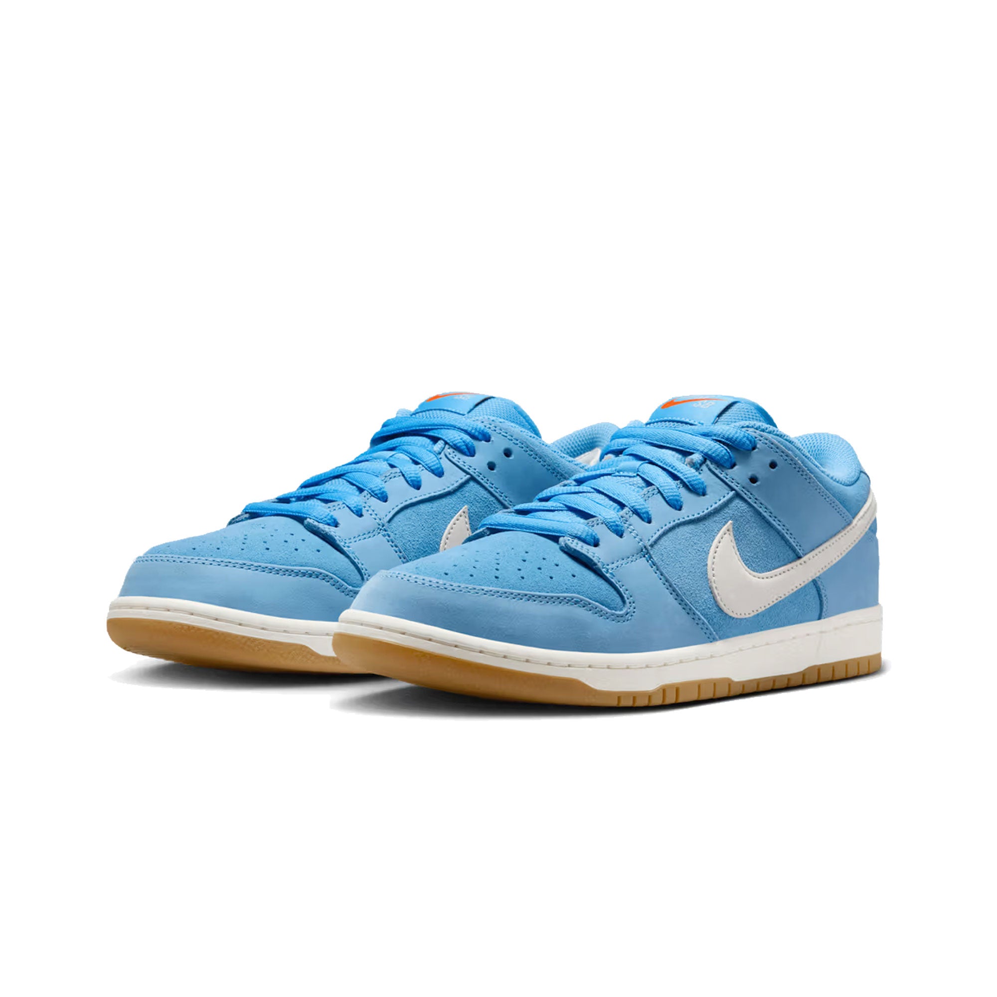 NIKE SB - DUNK LOW PRO - University Blue/Sail/Psychic Blue/Gum Light Brown/Safety Orange