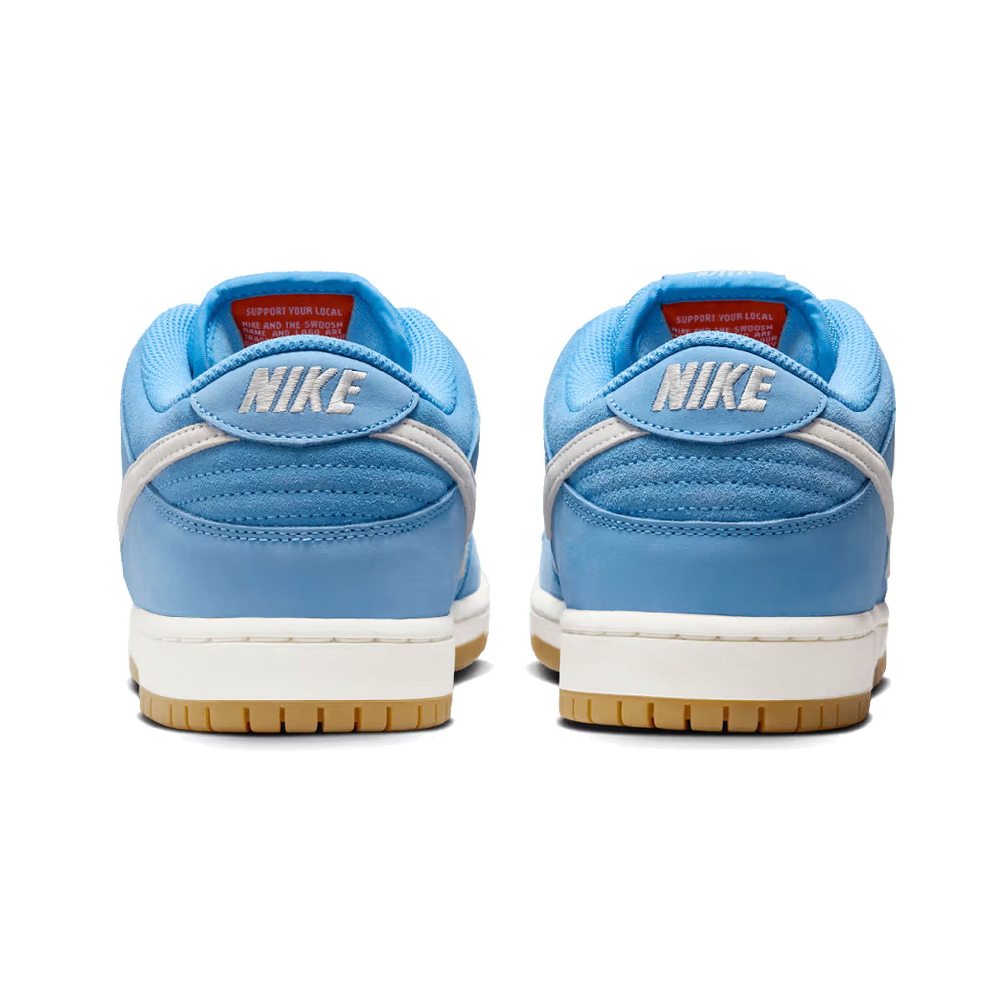 NIKE SB - DUNK LOW PRO - University Blue/Sail/Psychic Blue/Gum Light Brown/Safety Orange