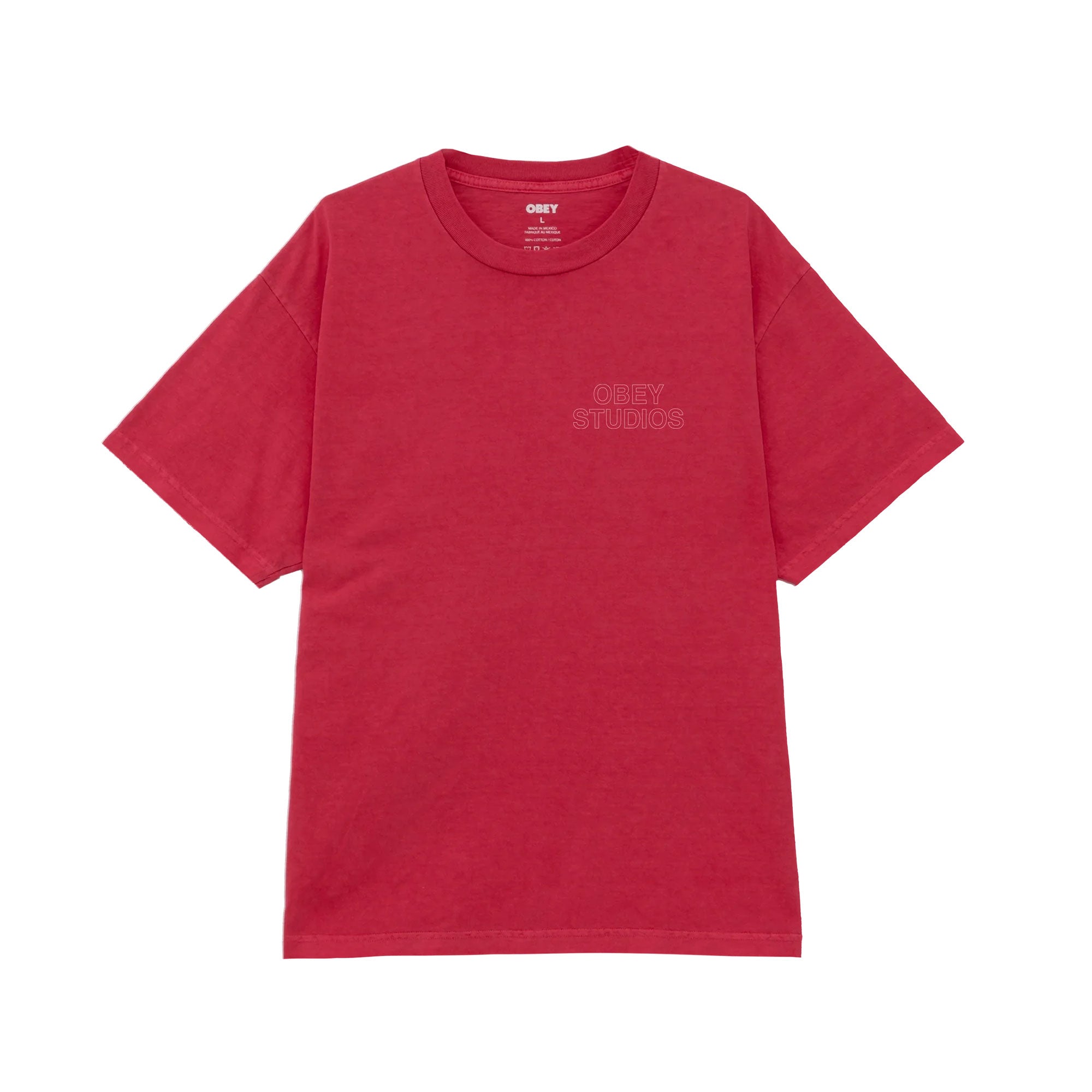 OBEY - OBEY STUDIOS OUTLINE PIGMENT T-SHIRT