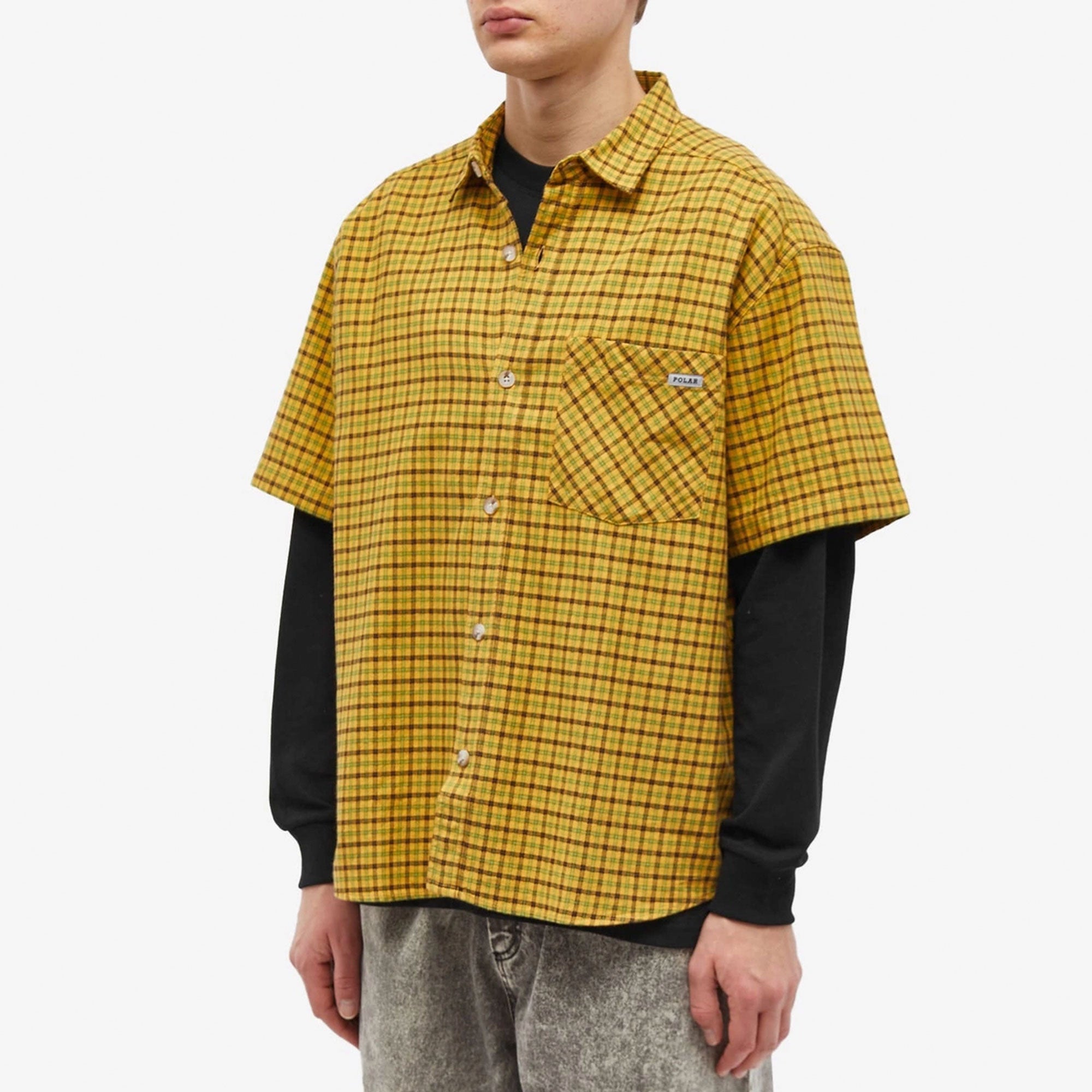 POLAR - MITCHELL SHIRT - AMARILLO