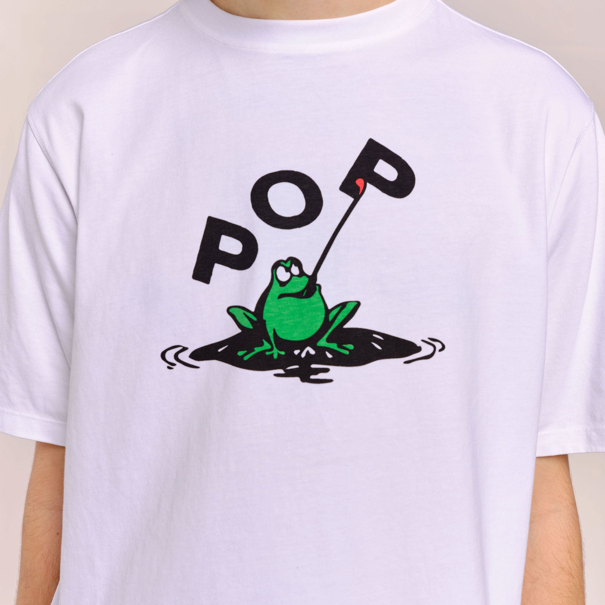 POP TRADING COMPANY - T-shirt Grenouille Blanc