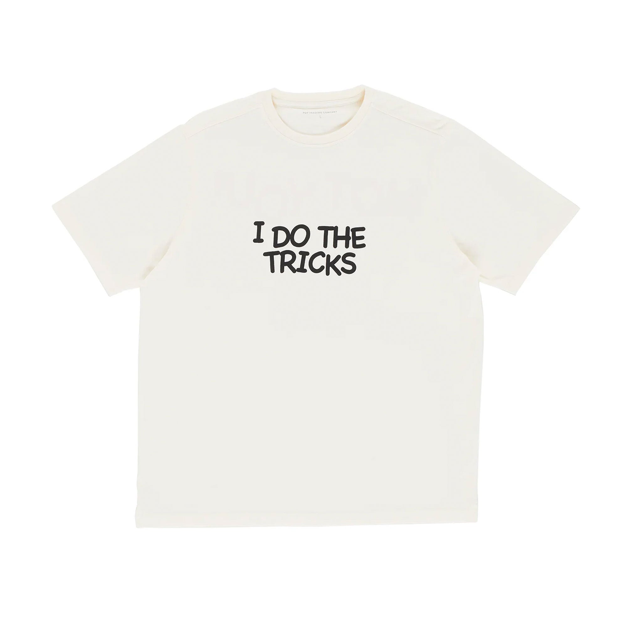 POP TRADING COMPANY - Too Real T-Shirt Off White