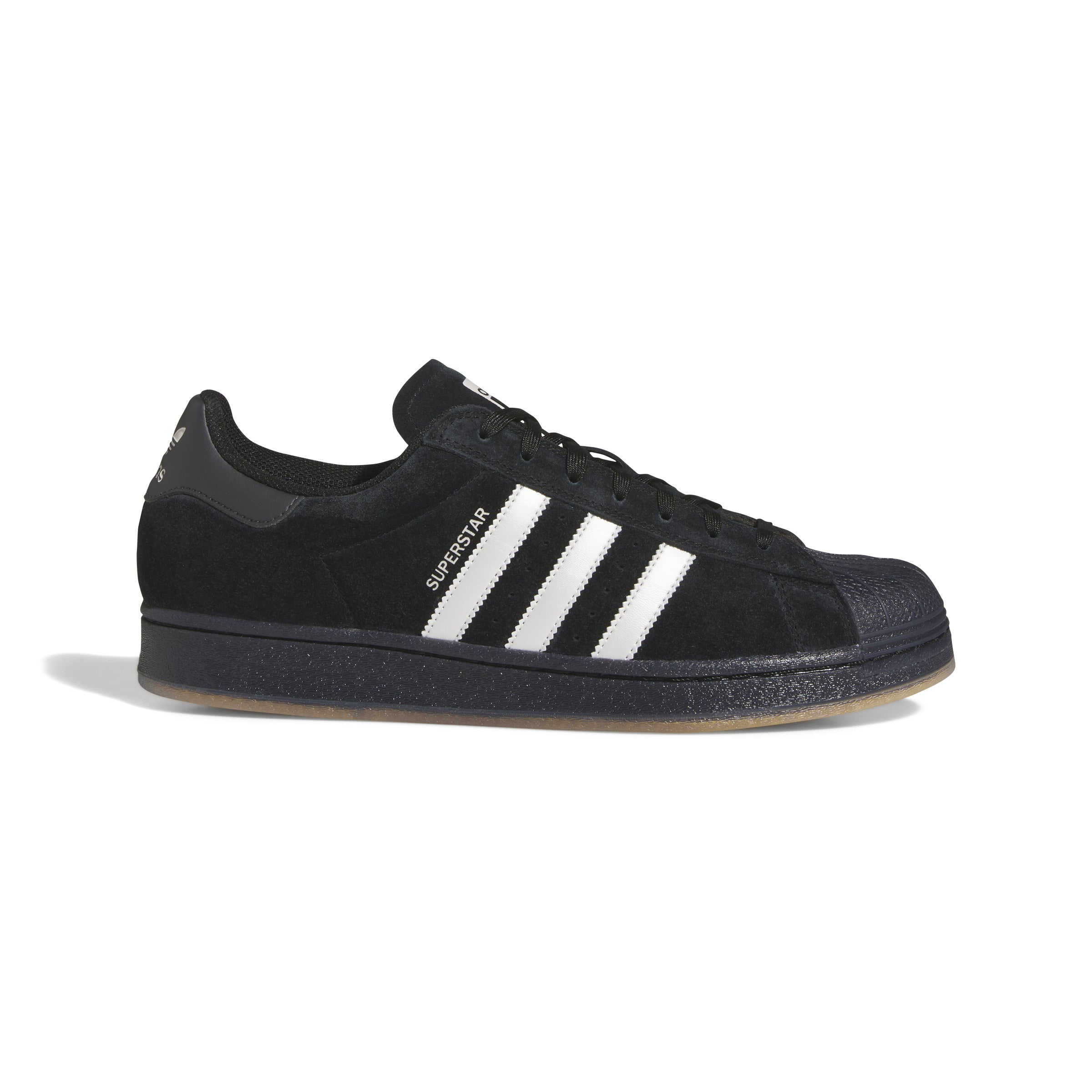 ADIDAS SUPERSTAR Noir de base Blanc cristal Or mat