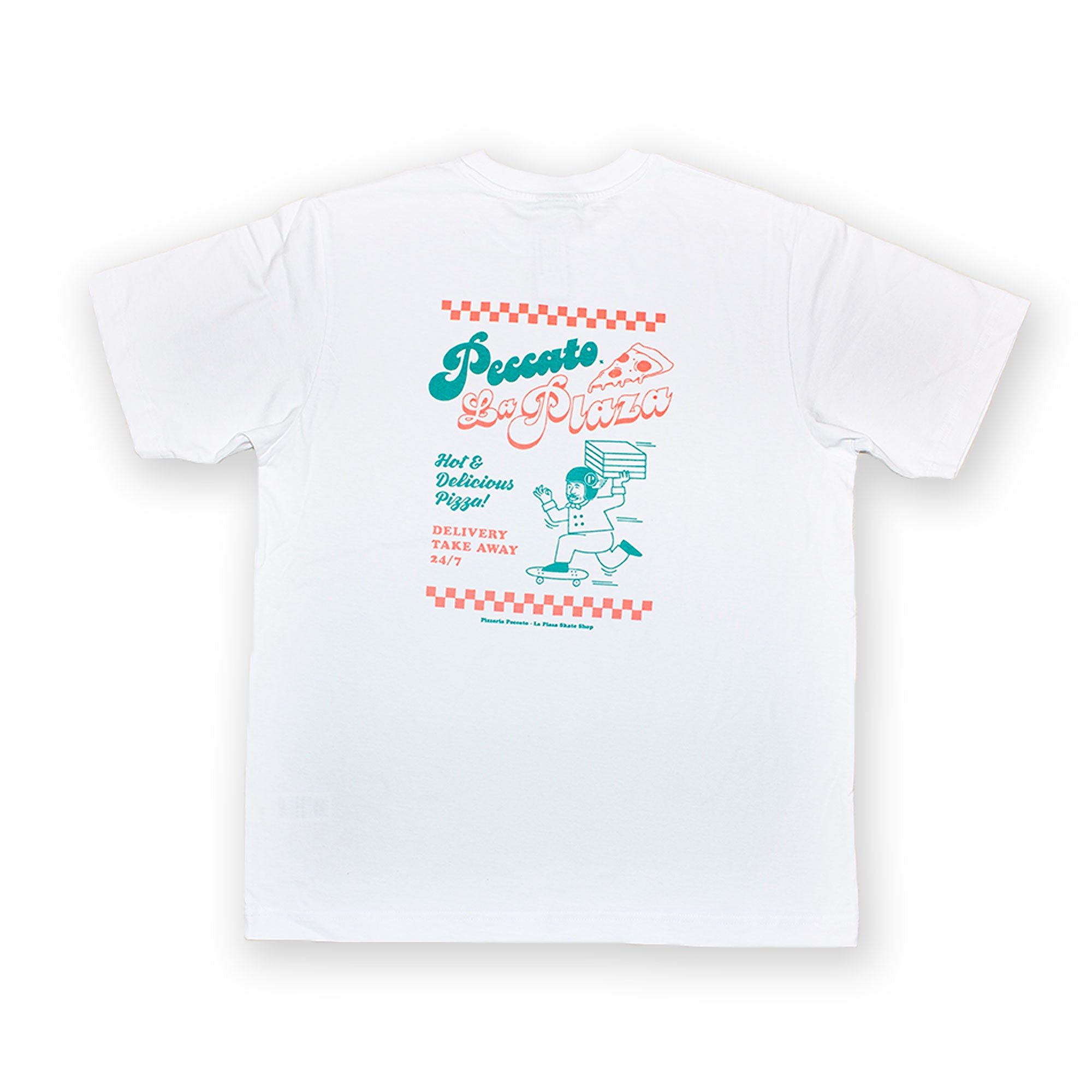 LAPLAZA - CAMISETA - PECCATO X LAPLAZA - BLANCO