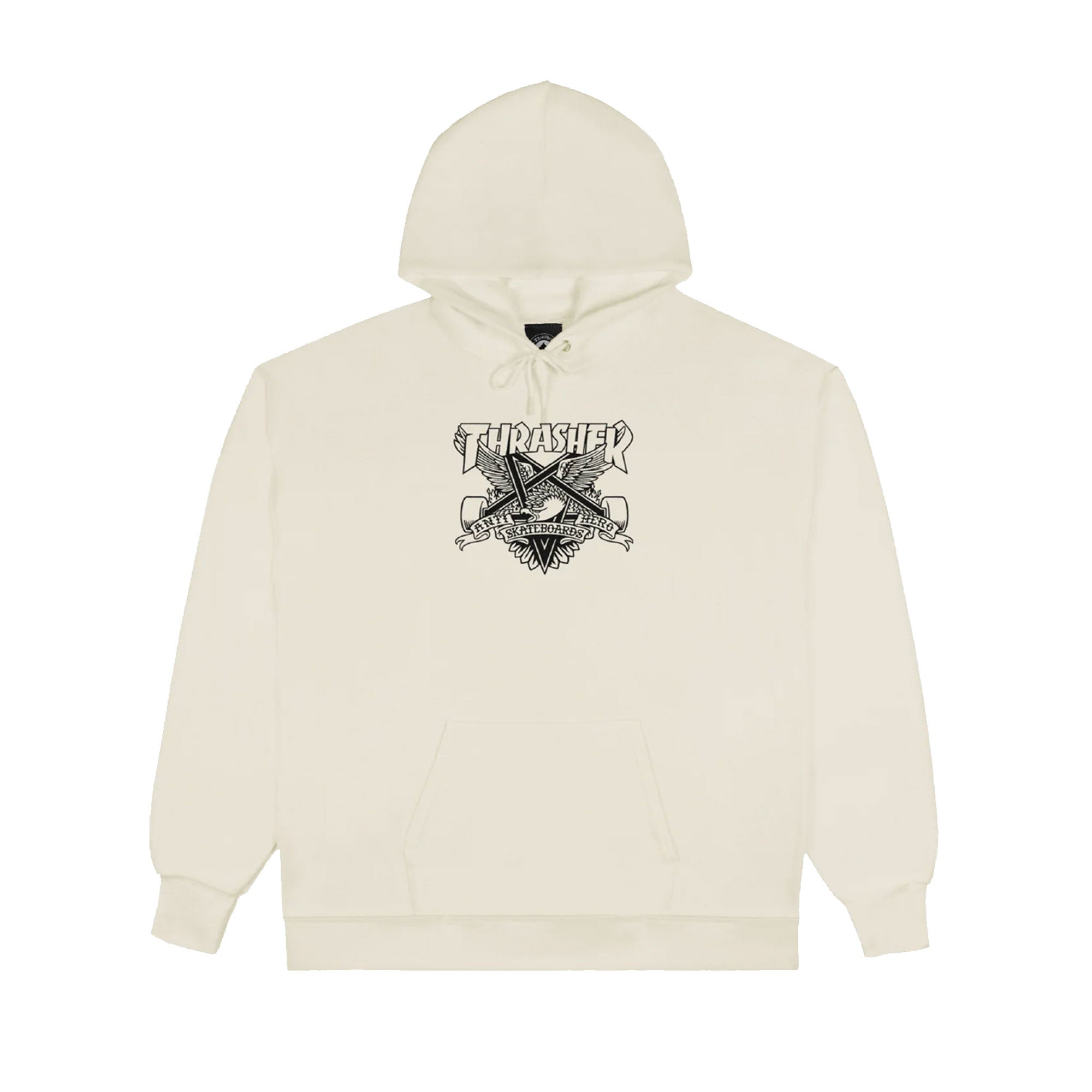 THRASHER - SUDADERA Eaglegram / BLANCO