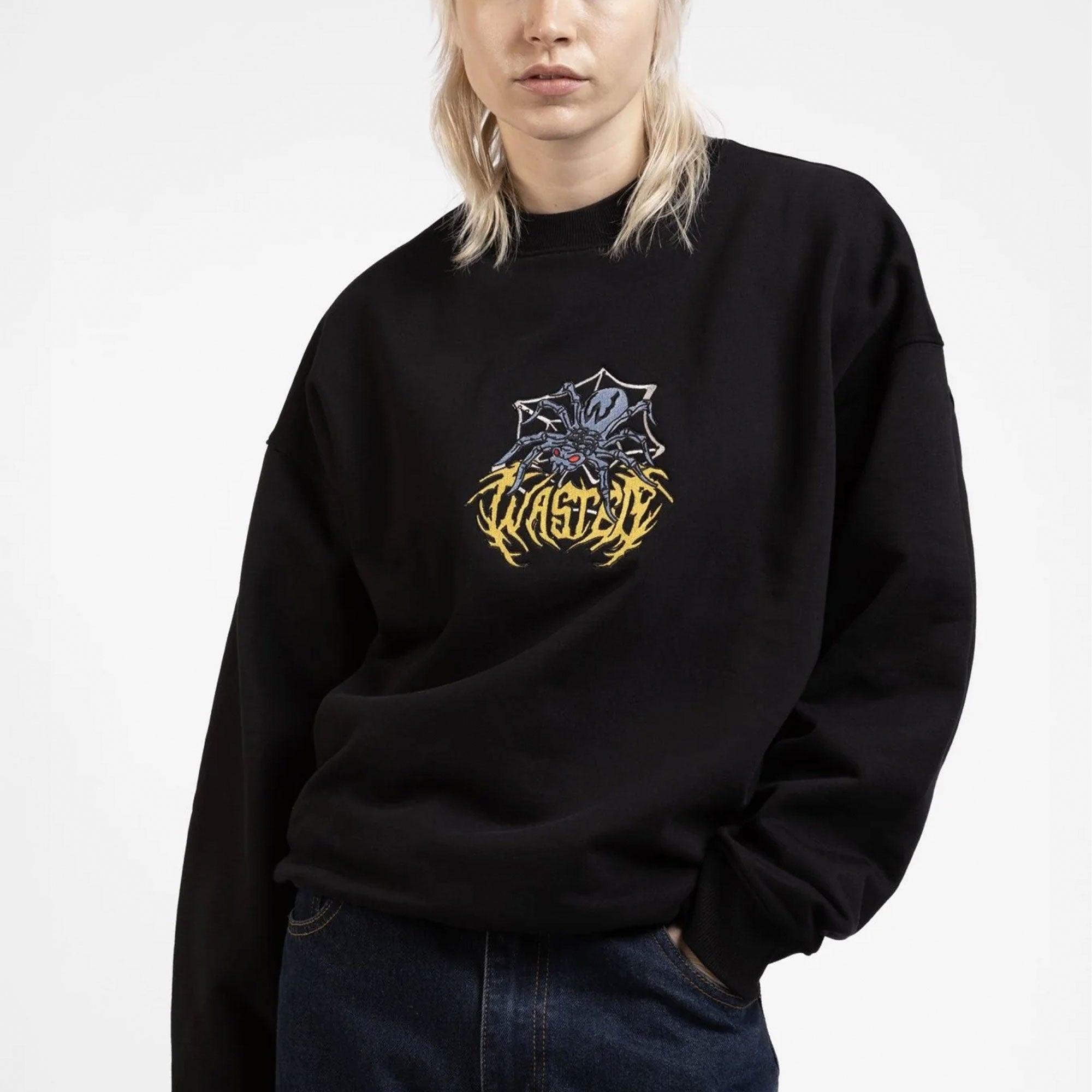 WASTED PARIS - CREWNECK PREY - BLACK