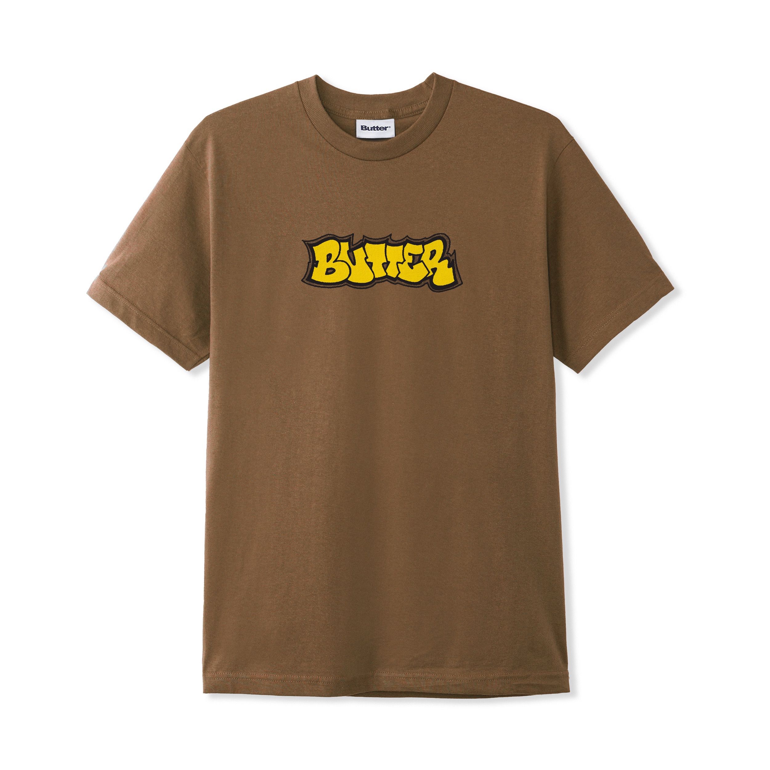 BUTTER - CAMISETA - Perspective Tee, Oak Brown