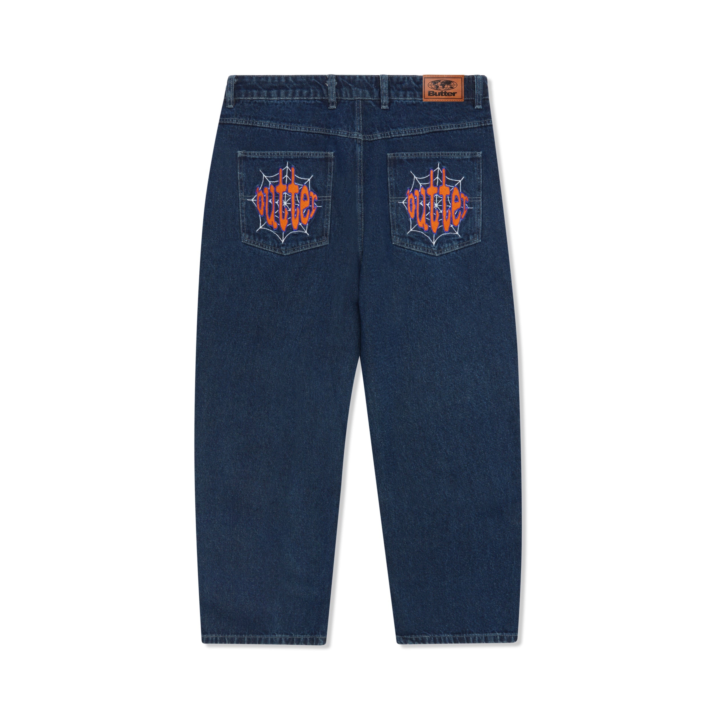 BUTTER - Spider Denim Jeans, Dark Indigo