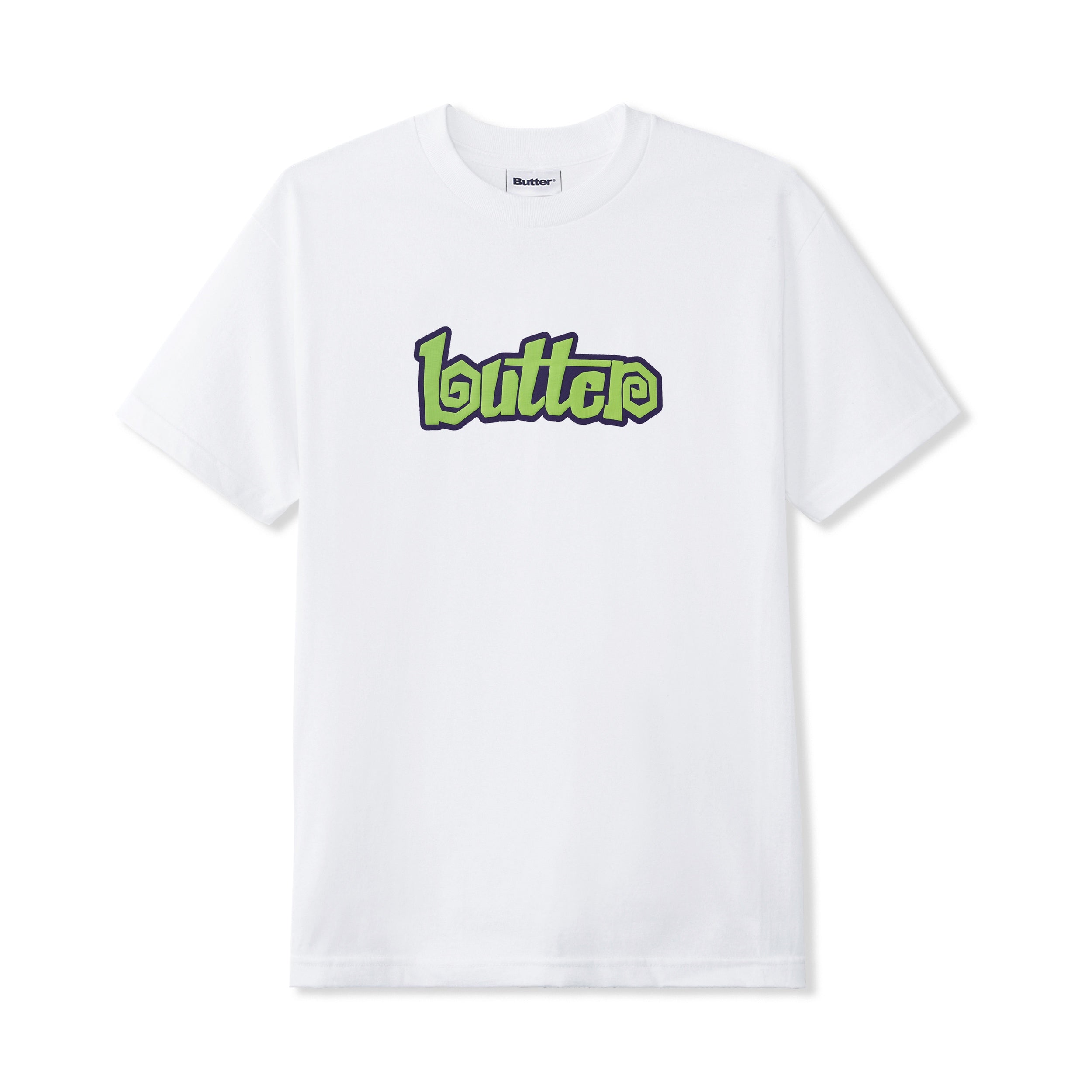 BUTTER - CAMISETA - Swirl Tee / BLANCO