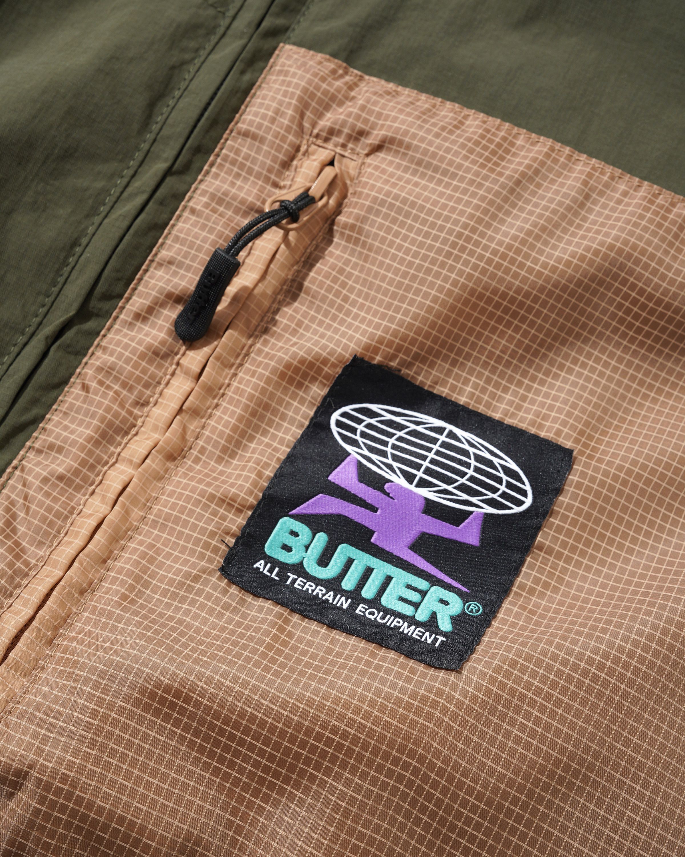 BUTTER - Terrain Puffer Jacket, Dark Olive