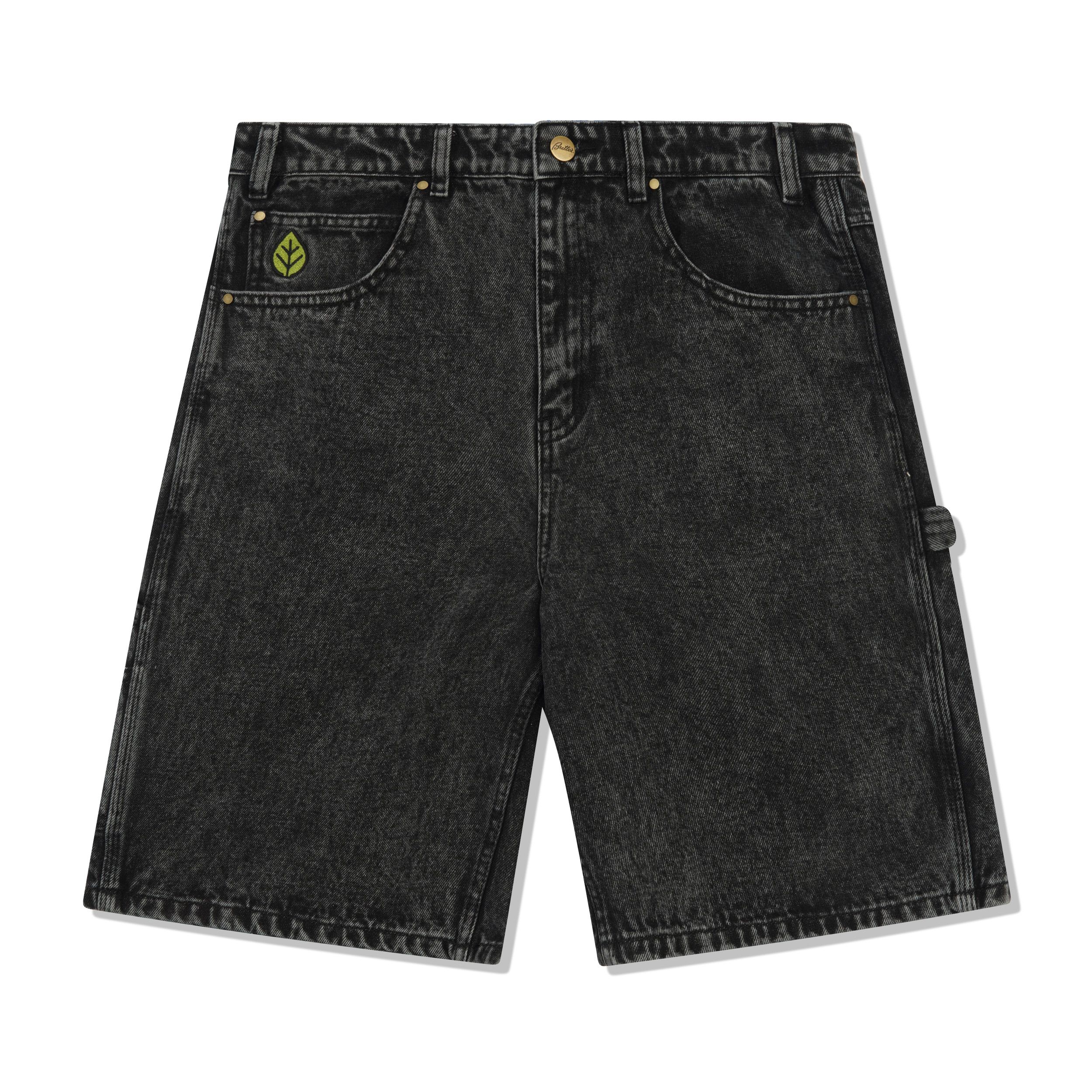 BUTTER - Weathergear Denim Shorts - Faded Black