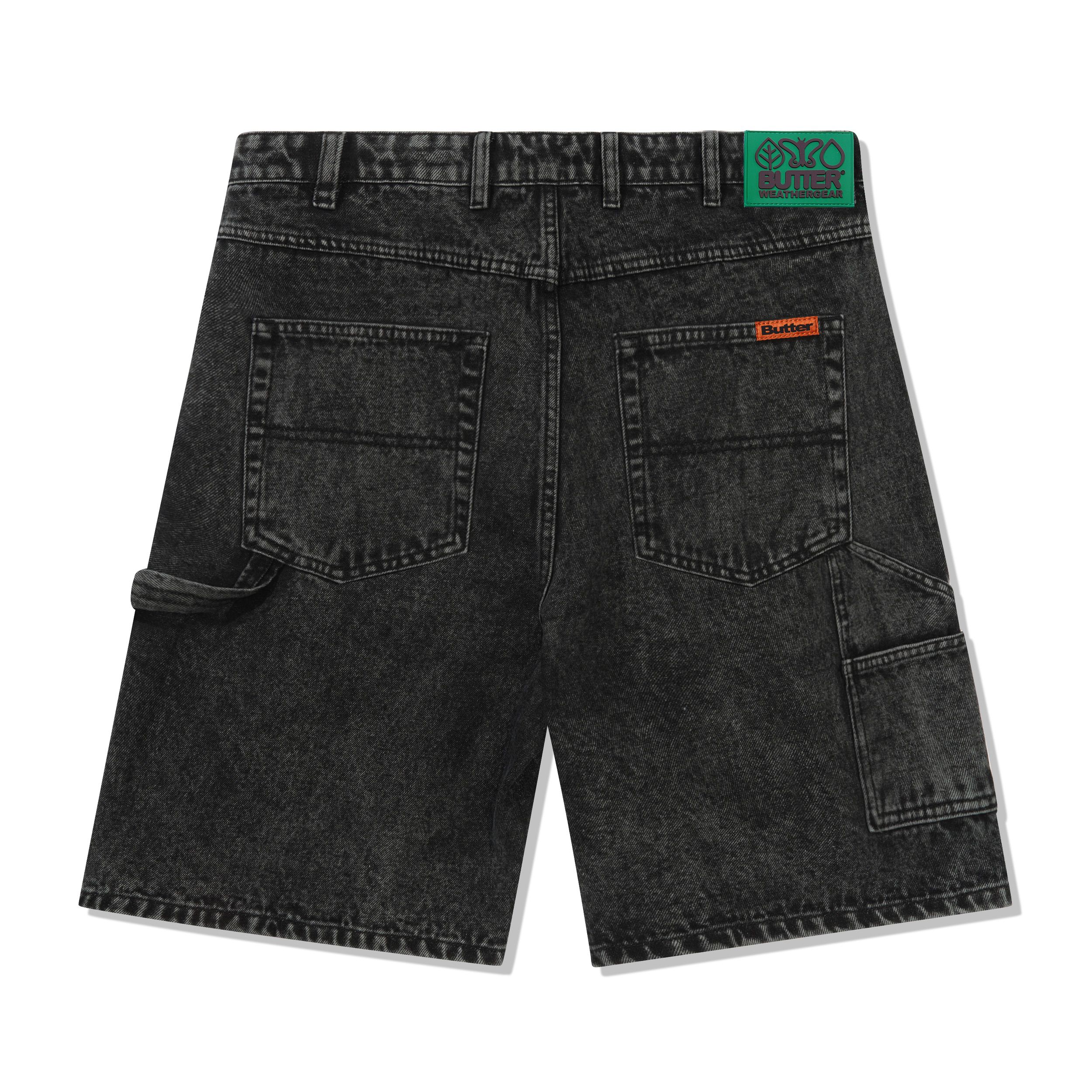 BUTTER - Weathergear Denim Shorts - Faded Black